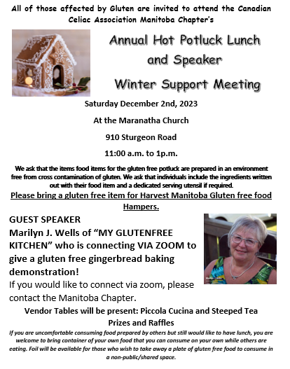 Canadian Celiac Association, Manitoba Chapter – The Gluten